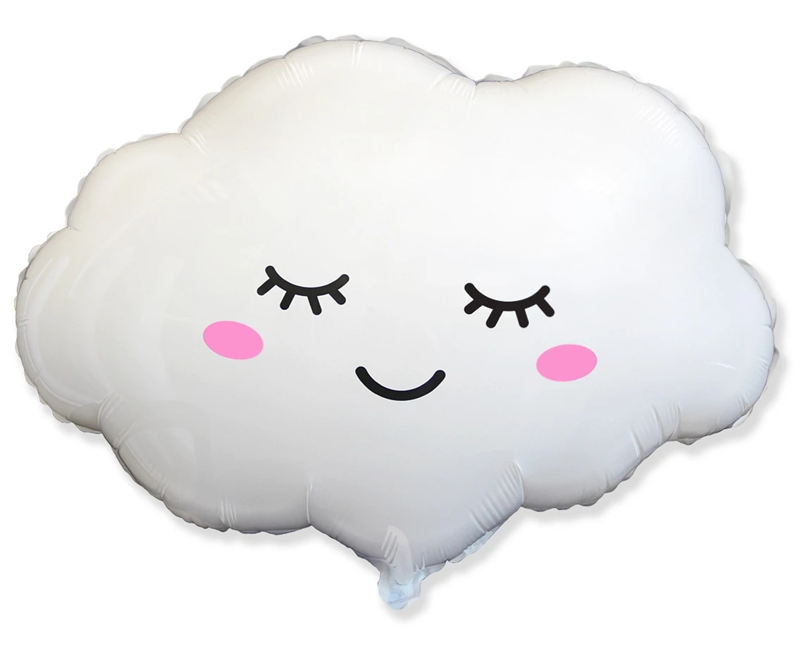 Foil balloon Cloud, packed, Fx, 24"