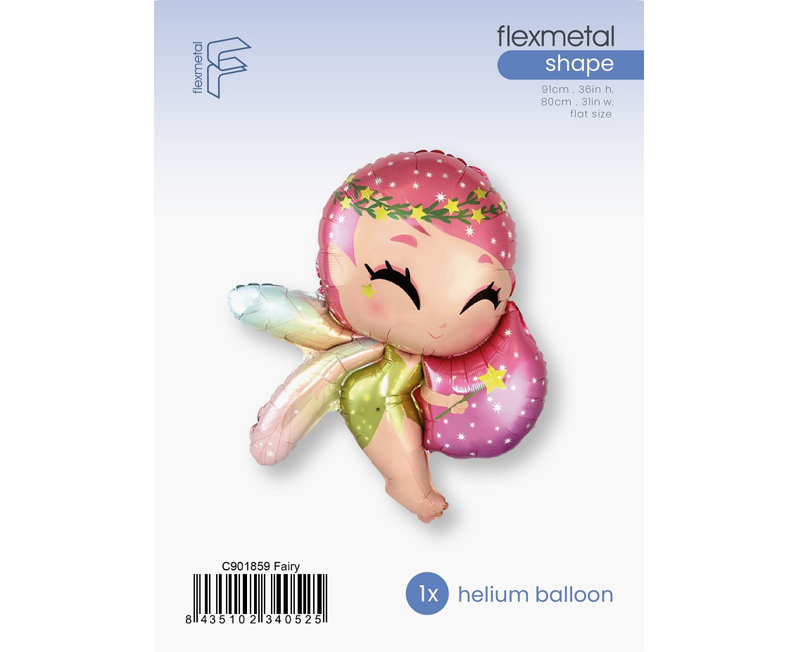 Foil balloon FX 24" - Fairy, packed