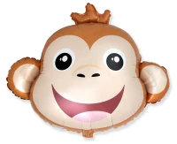 Foil balloon FX 24" - Monkey, packed