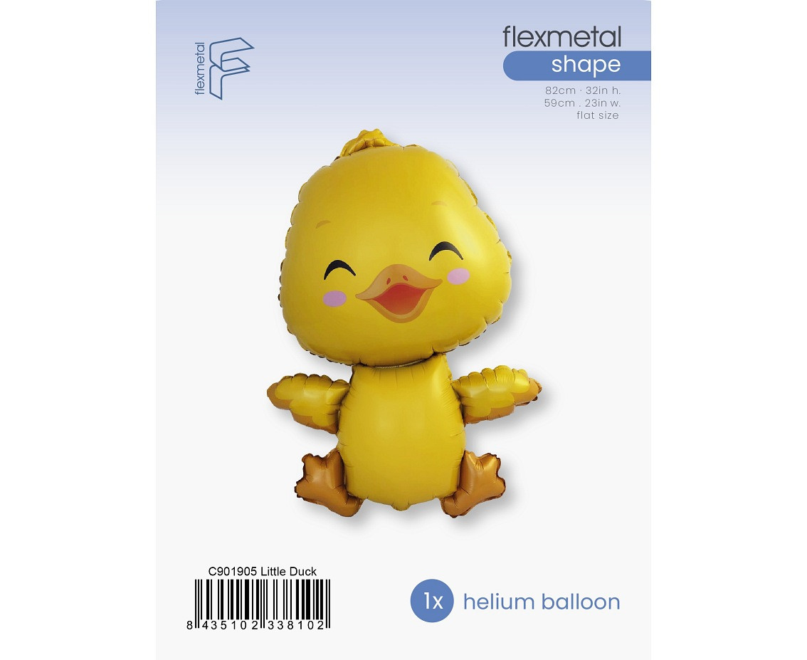 Foil balloon Duck, FX, 80x56cm