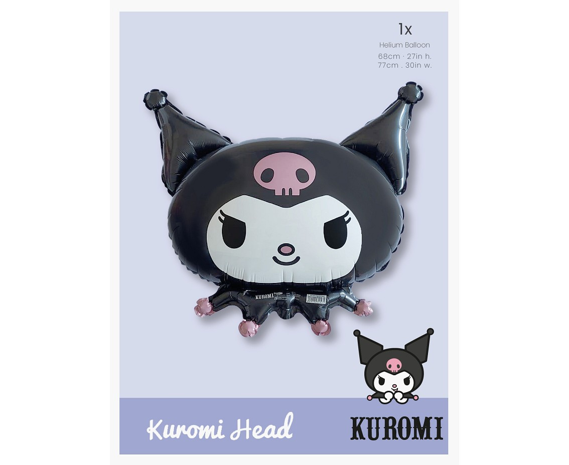 Foil balloon 24" FX- Kuromi, packed