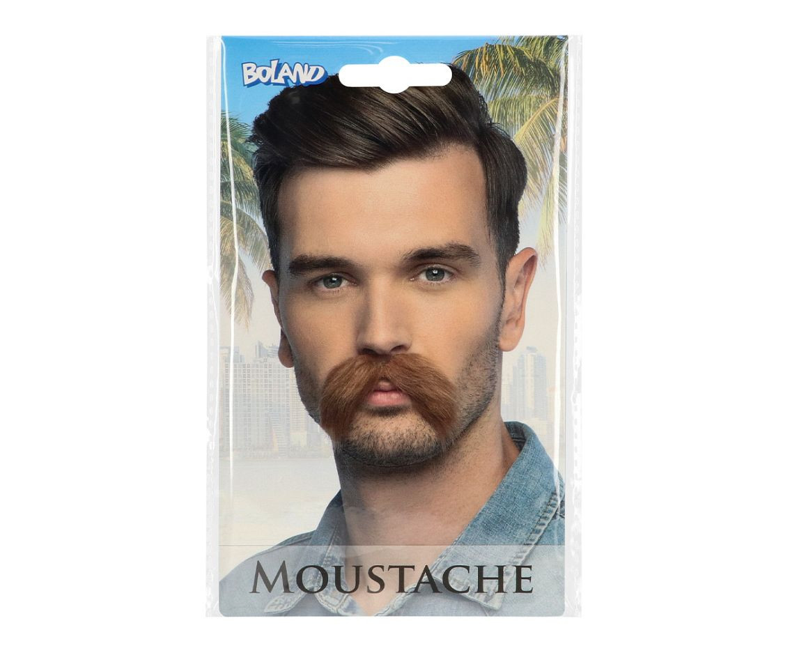 Brown mustache