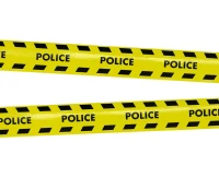 PE barrier tape ''POLICE'' 15m