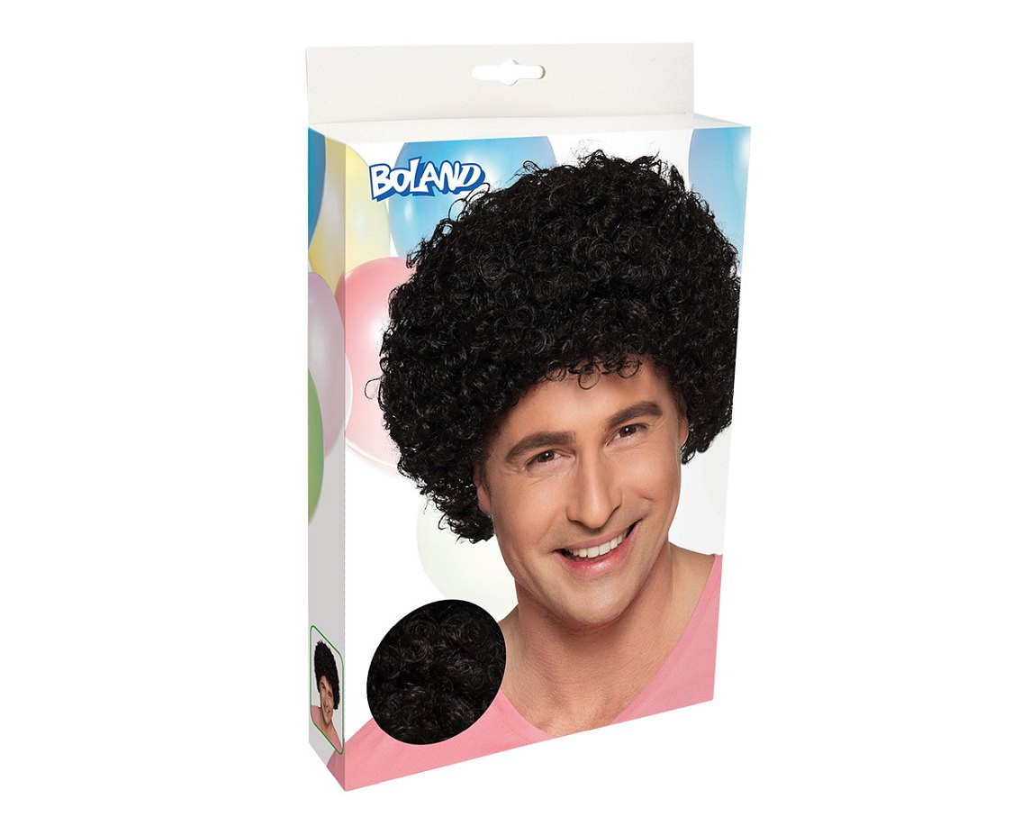 Wig Curly black