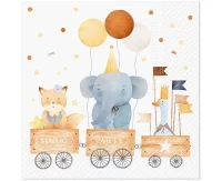PAW Paper napkins Train of Joy  33x33 cm / 20 pcs