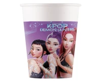 Paper cups K-POP DEMON HUNTERS 200 ml, 8 pcs. TEST