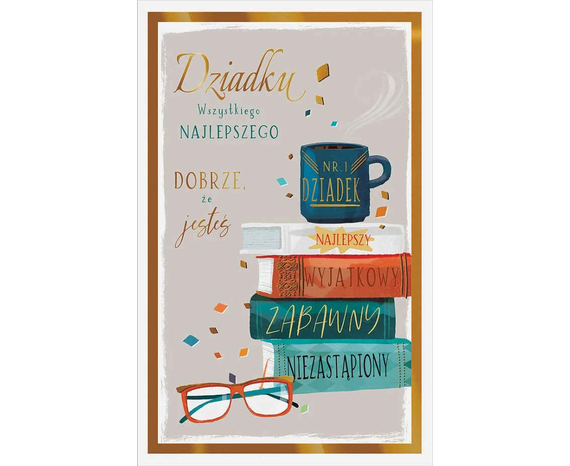 Card for Grandfather’s Day, 13×20.5 cm