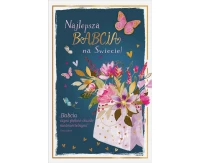 Card for Grandmother’s Day, 13×20.5 cm