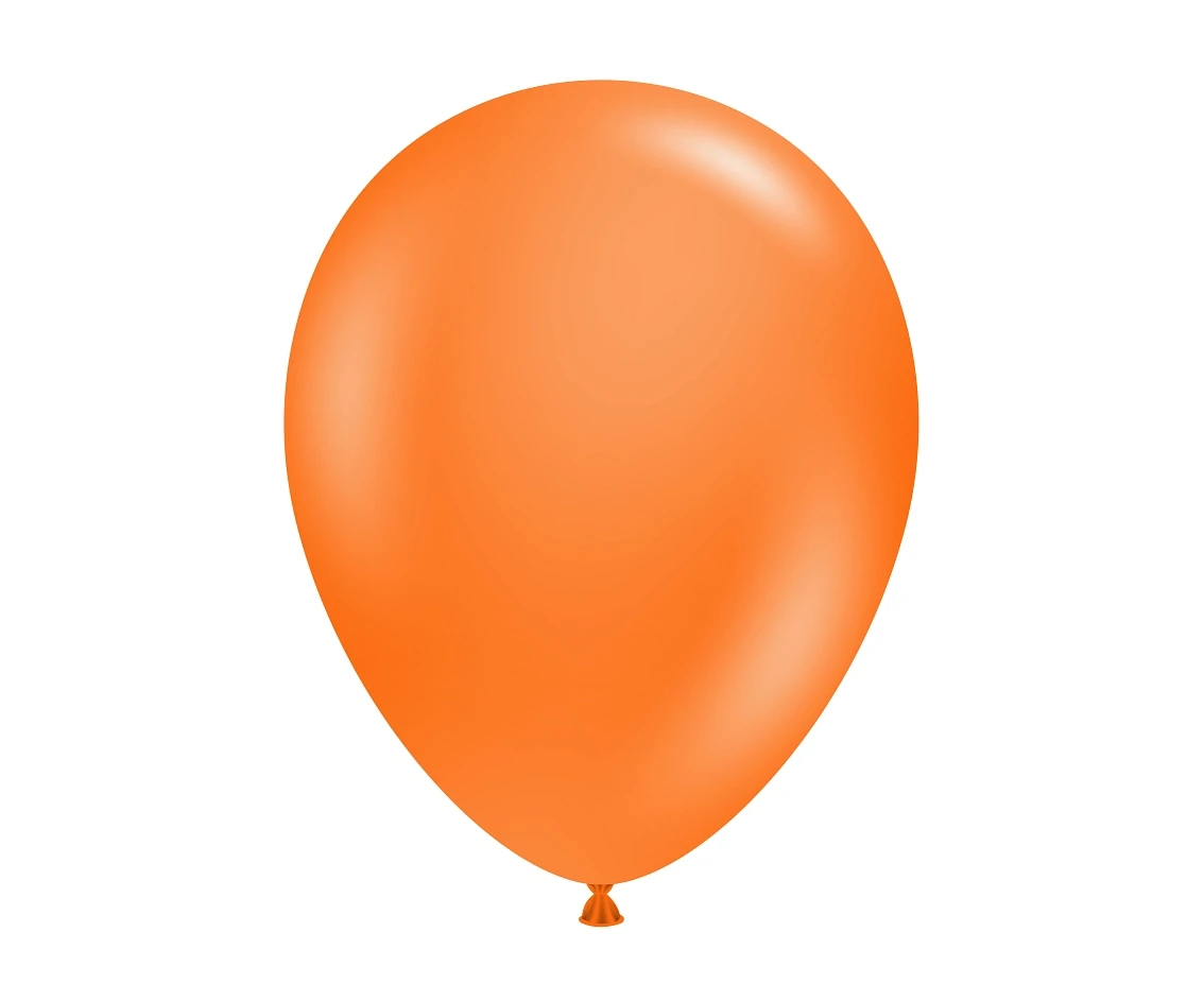 Balloons Tuftex 11", pastel orange, 100 pcs
