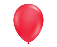 Balloons Tuftex 11", pastel red, 100 pcs