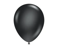 Balloons Tuftex 11", pastel black, 100 pcs