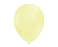 Balloons Tuftex 11", pastel lemonade, 100 pcs