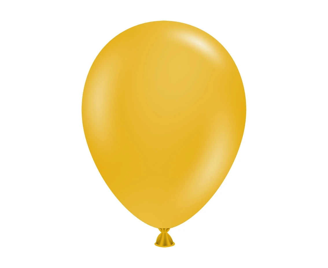 Balloons Tuftex 5", pastel mustard, 50 pcs