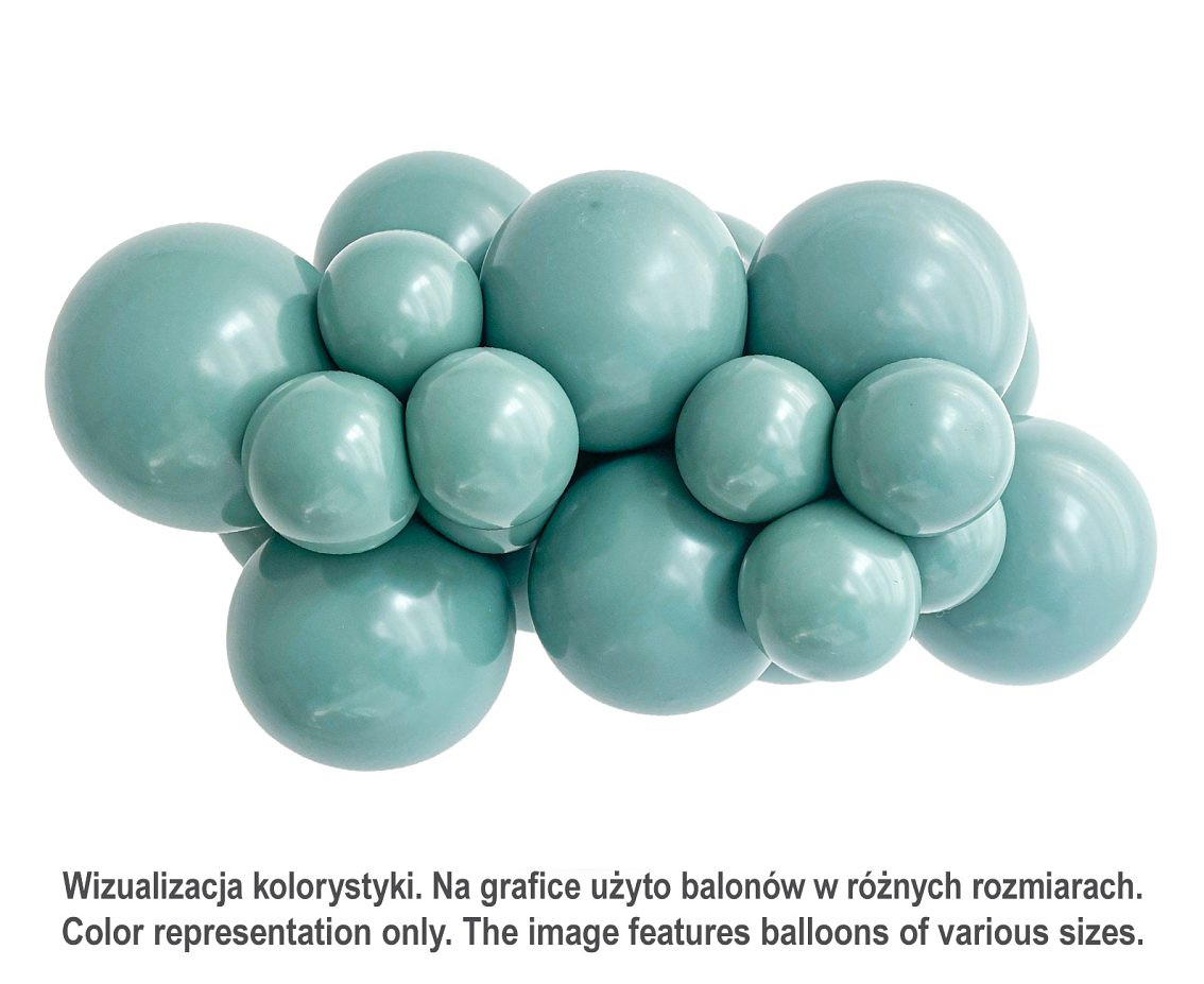 Balloons Tuftex 5", pastel willow, 50 pcs pcs