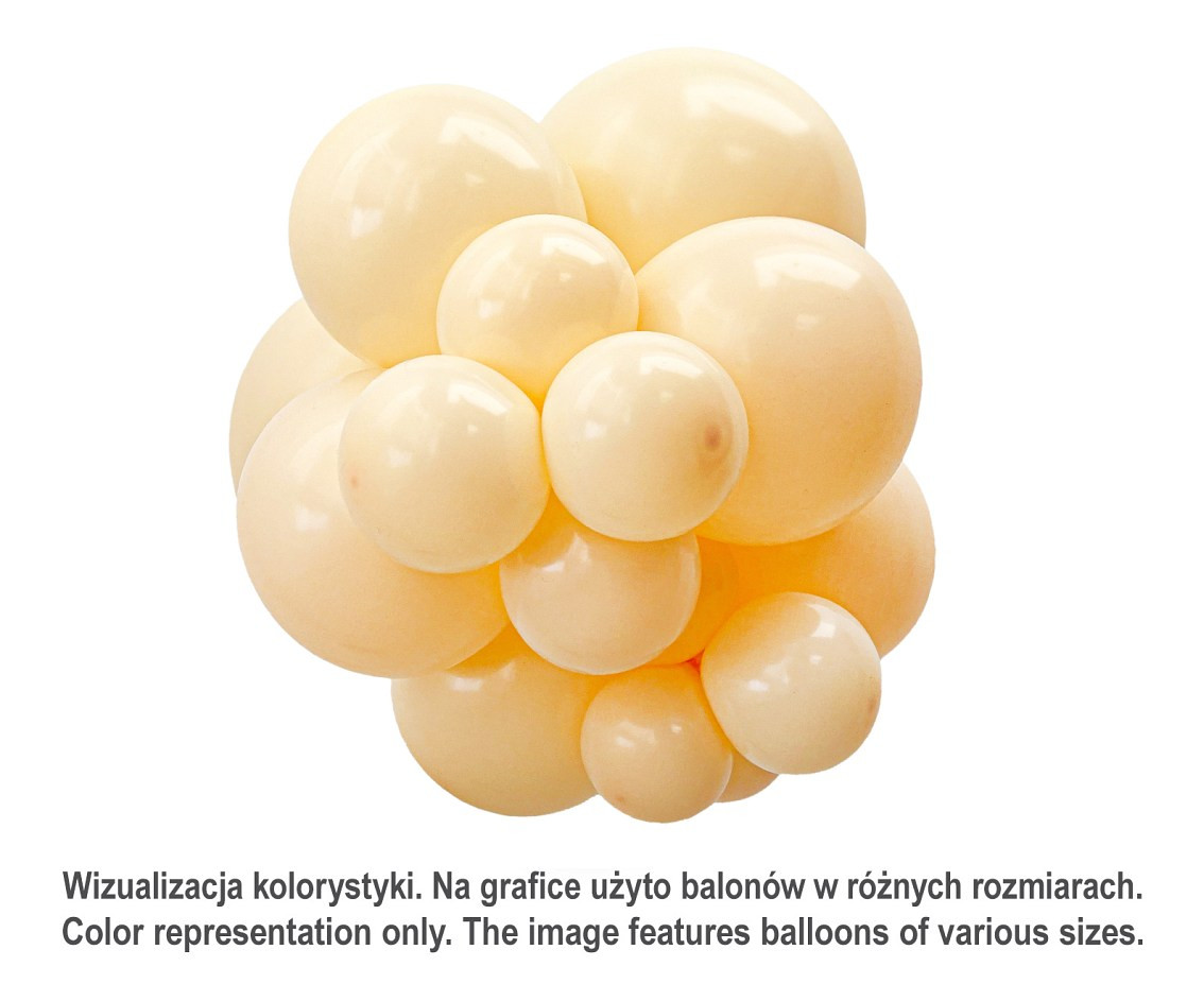 Balloons Tuftex 5", pastel blush, 50 pcs