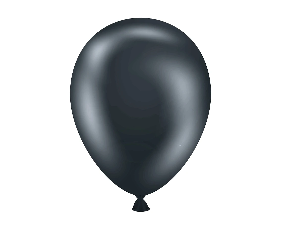 Balloons Tuftex 5", metallic shadow, 50 pcs