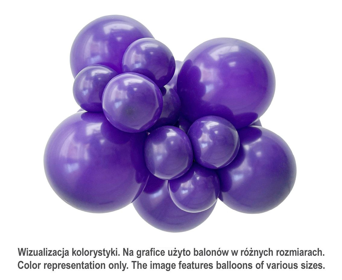 Balloons Tuftex 5", pastel plum, 50 pcs