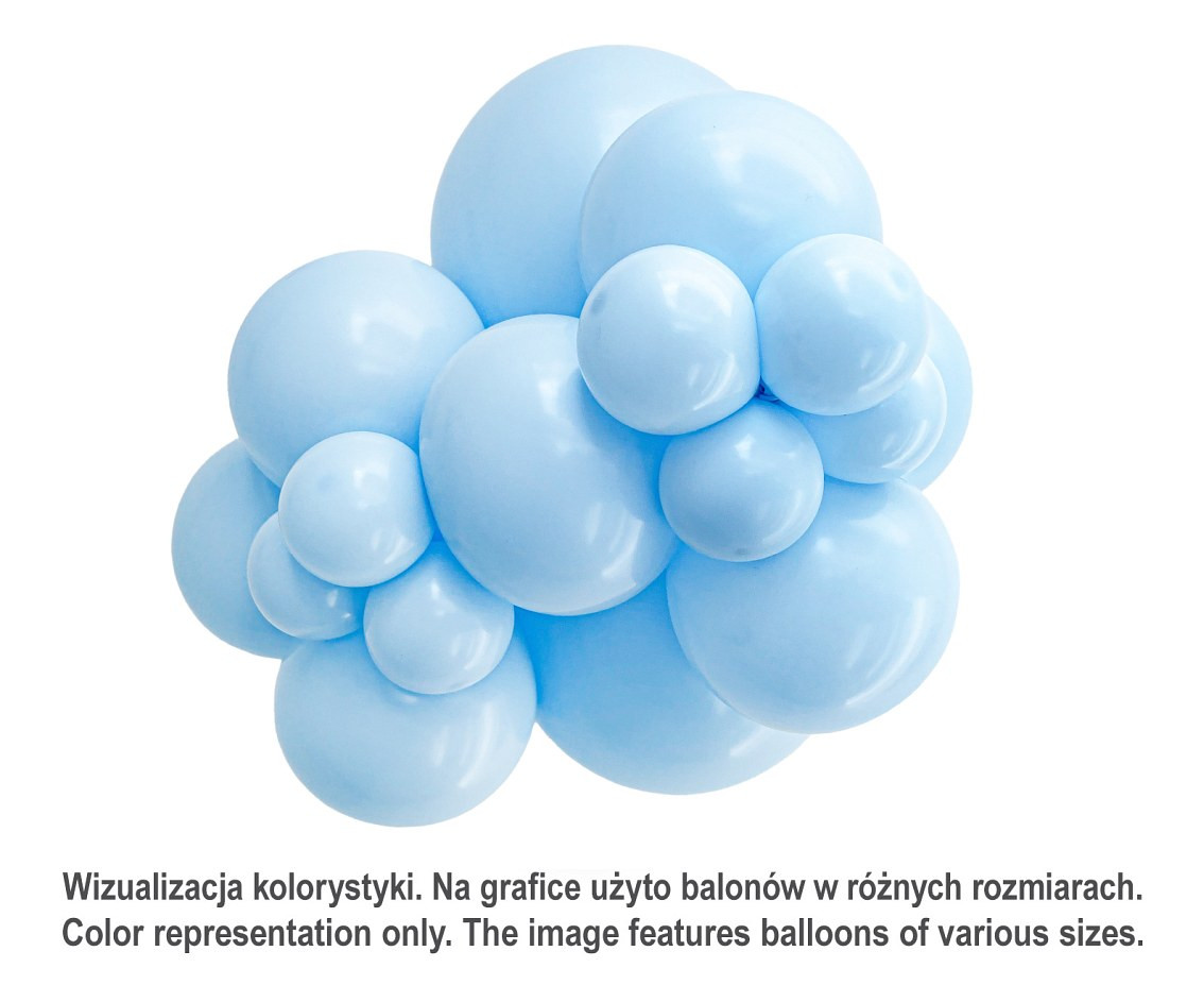 Balloons Tuftex 5", pastel monet, 50 pcs