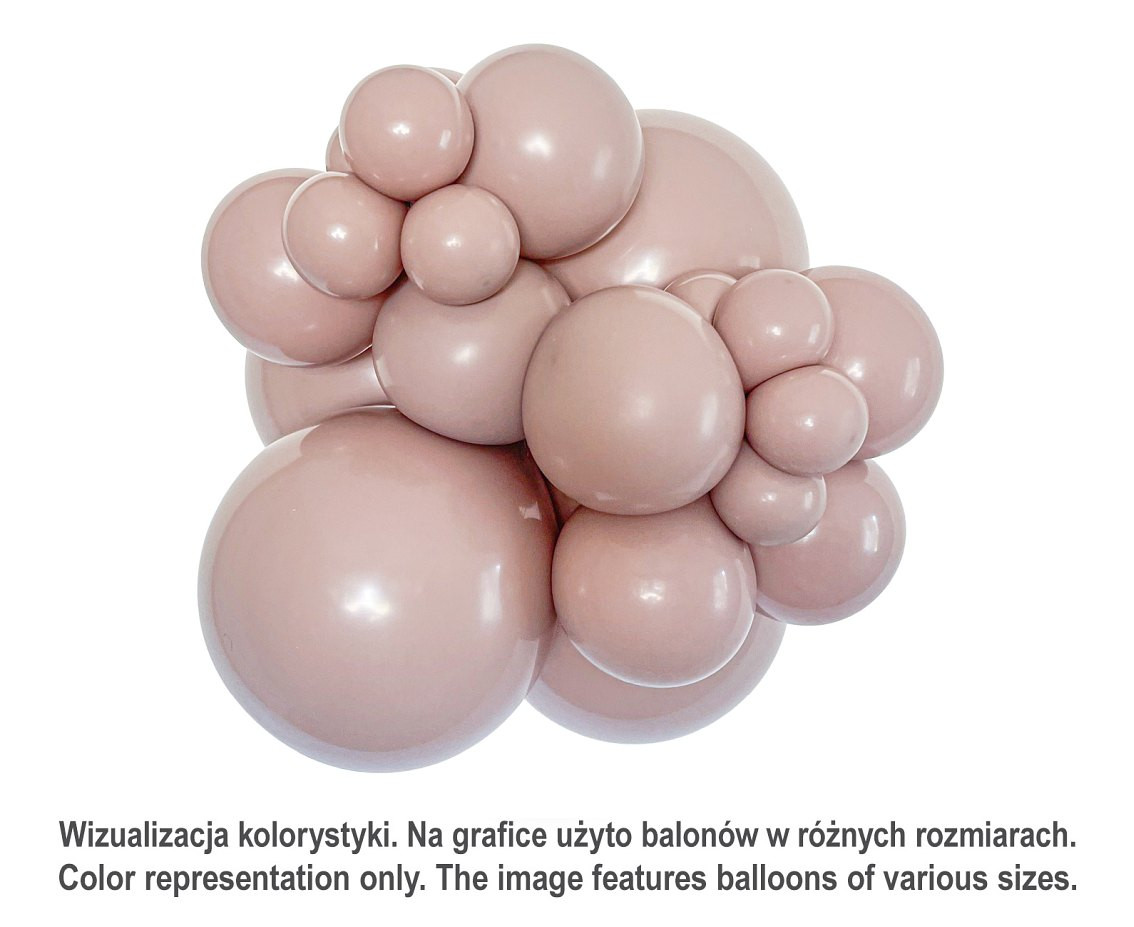 Balloons Tuftex 5", pastel malted, 50 pcs