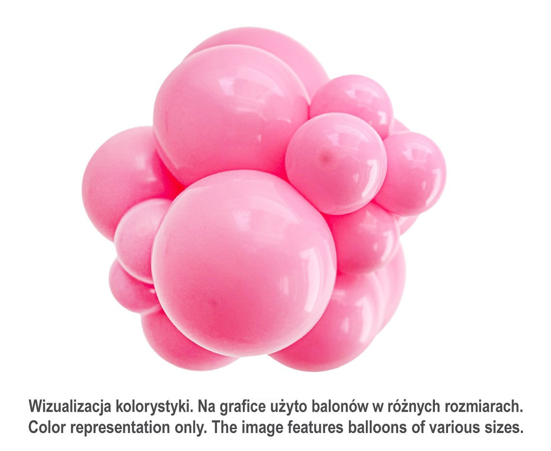 Balloons Tuftex 17", pastel pink, 25 pcs