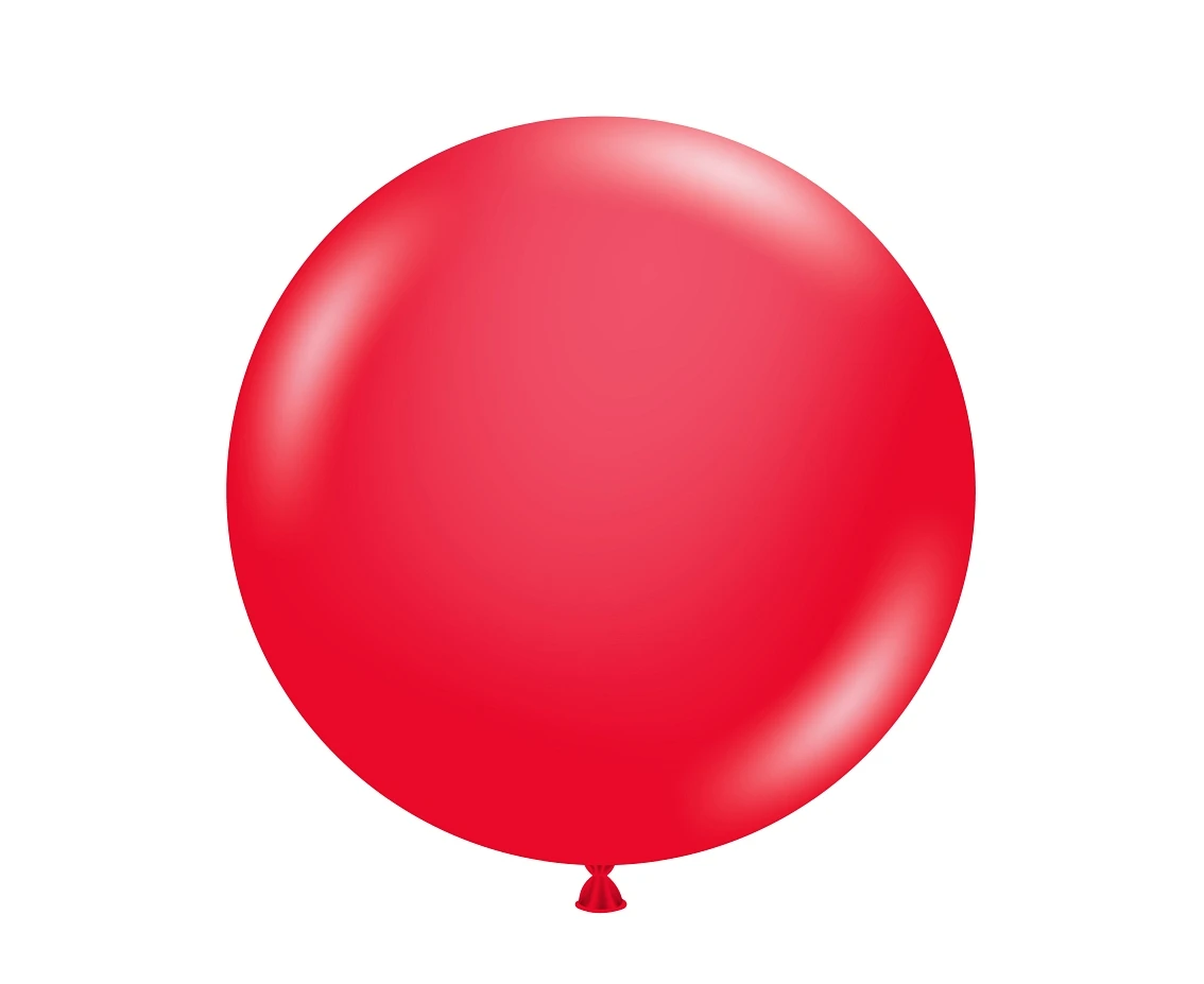 Balloons Tuftex 17", pastel red, 25 pcs