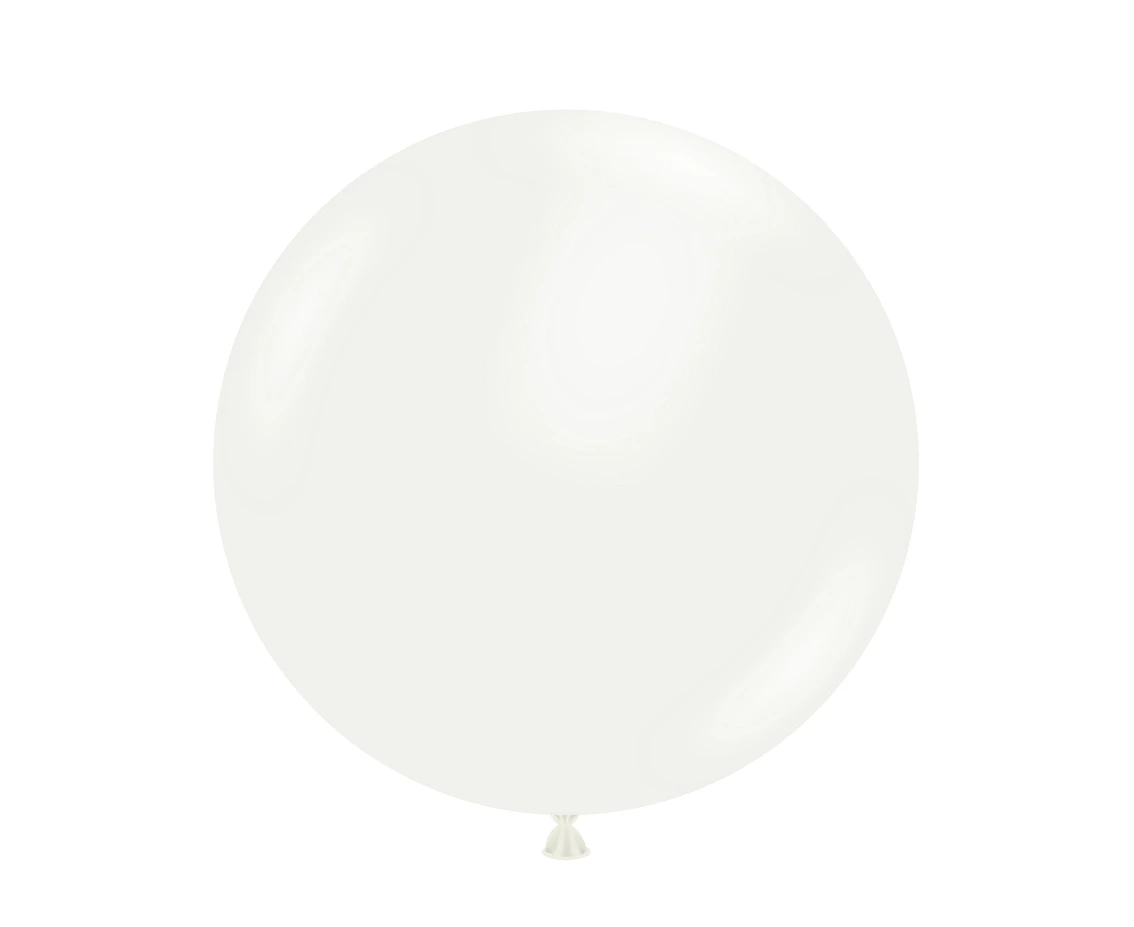 Balloons Tuftex 17", pastel white, 25 pcs