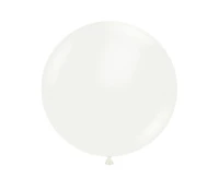 Balloons Tuftex 17", pastel white, 25 pcs