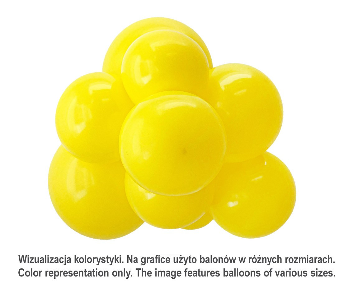 Balloons Tuftex 17", pastel yellow, 25 pcs