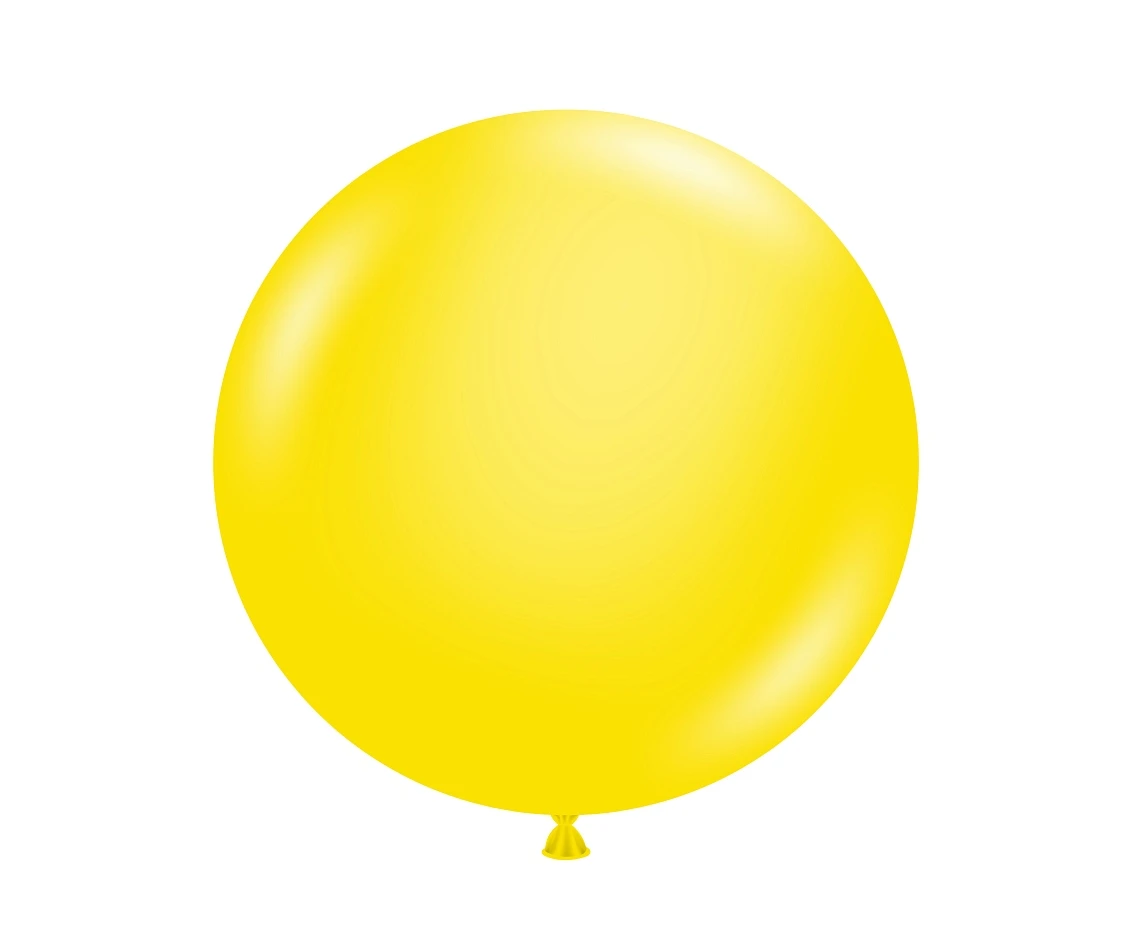 Balloons Tuftex 17", pastel yellow, 25 pcs