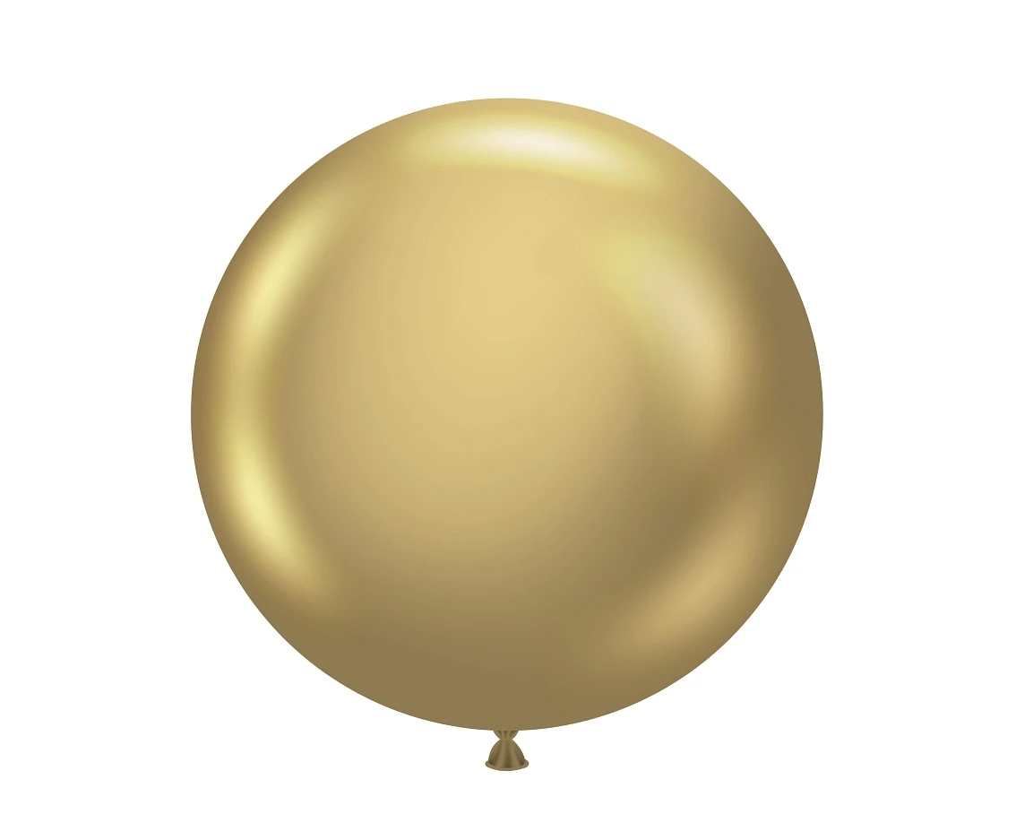 Balloons Tuftex 17", metallic gold, 25 pcs