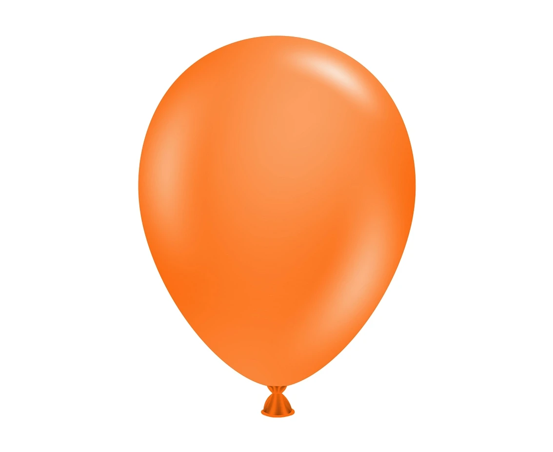 Balloons Tuftex 5", pastel orange, 50 pcs