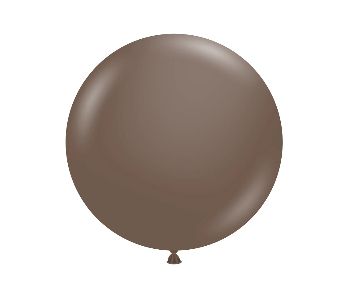 Balloons Tuftex 17", pastel cocoa, 25pcs