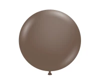 Balloons Tuftex 17", pastel cocoa, 25pcs