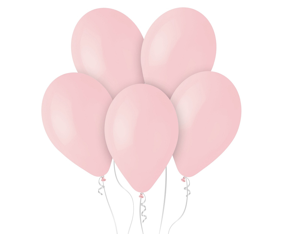Balloons Gemar 12", pastel powder pink, 100pcs