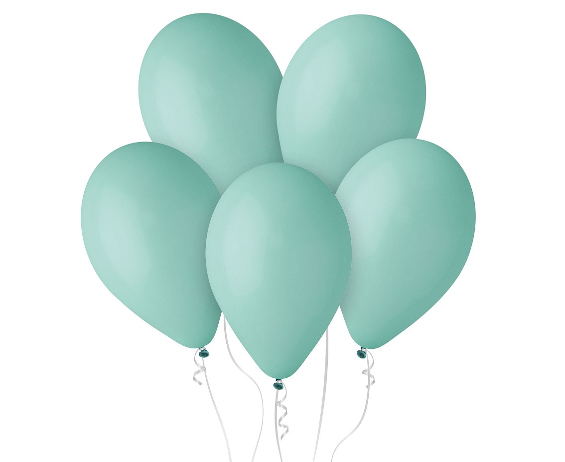 Balloons Gemar 12", pastel tiffany, 100pcs