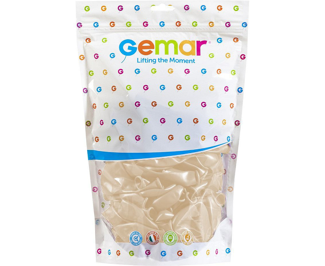 Balloons Gemar 13", pastel linen, 50pcs