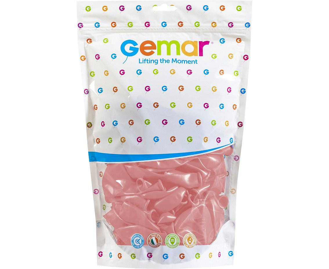 Balloons Gemar 13", pastel powder pink, 50pcs