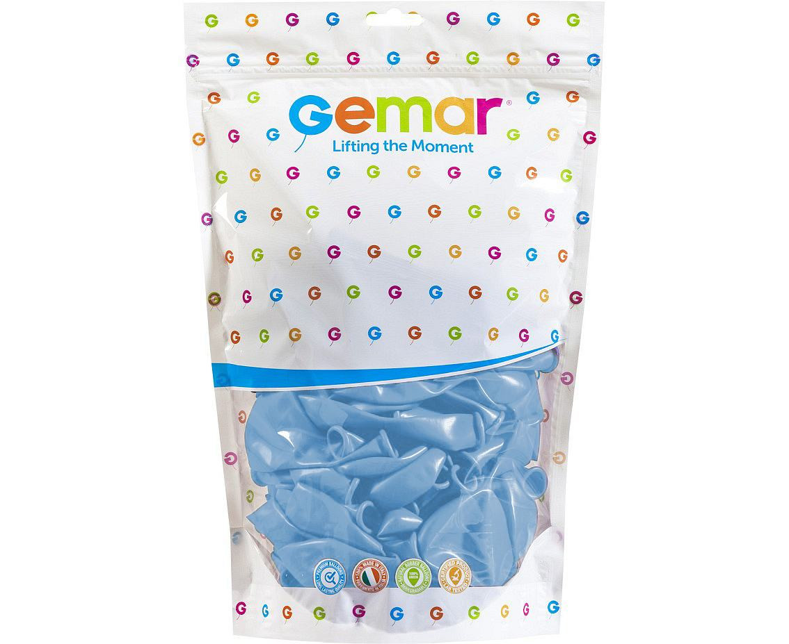 Balloons Gemar 13", powder blue, 50pcs