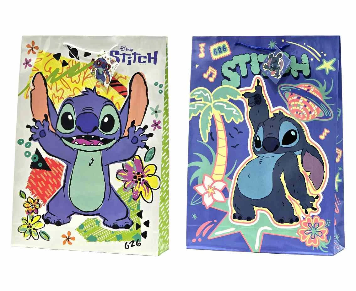 Stitch jumbo gift bag (XL) 33x45,7x10,2 cm, 1 pc