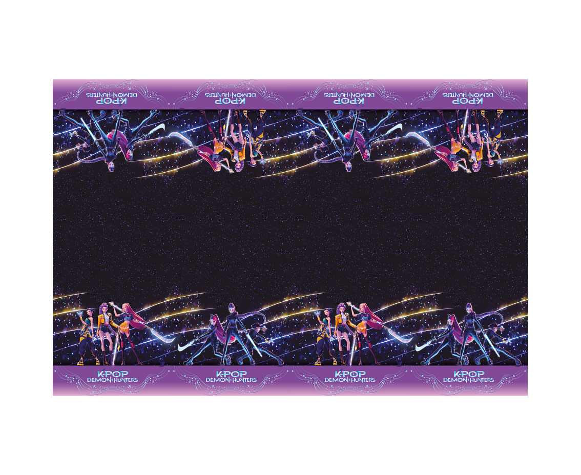 Plastic tablecloth K-POP DEMON HUNTERS 120x180cm