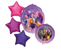 Foil balloons K-POP DEMON HUNTERS, set of 5 pcs.
