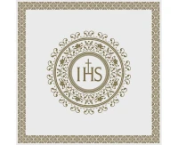 POLMAK Napkins First Communion, gold emblem, 33x33 cm, 20 pcs.
