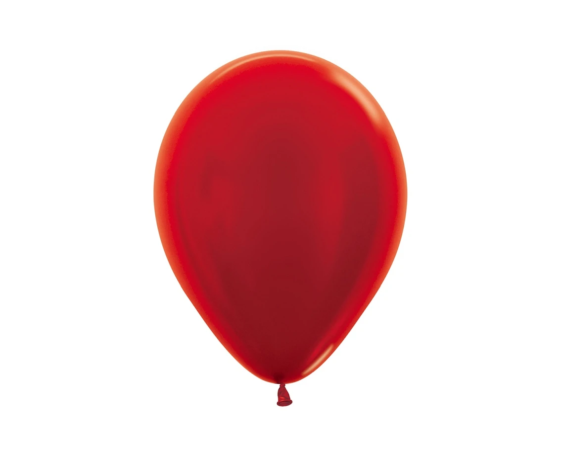 Sempertex Balloons 5", Metallic Red, 50 pcs.