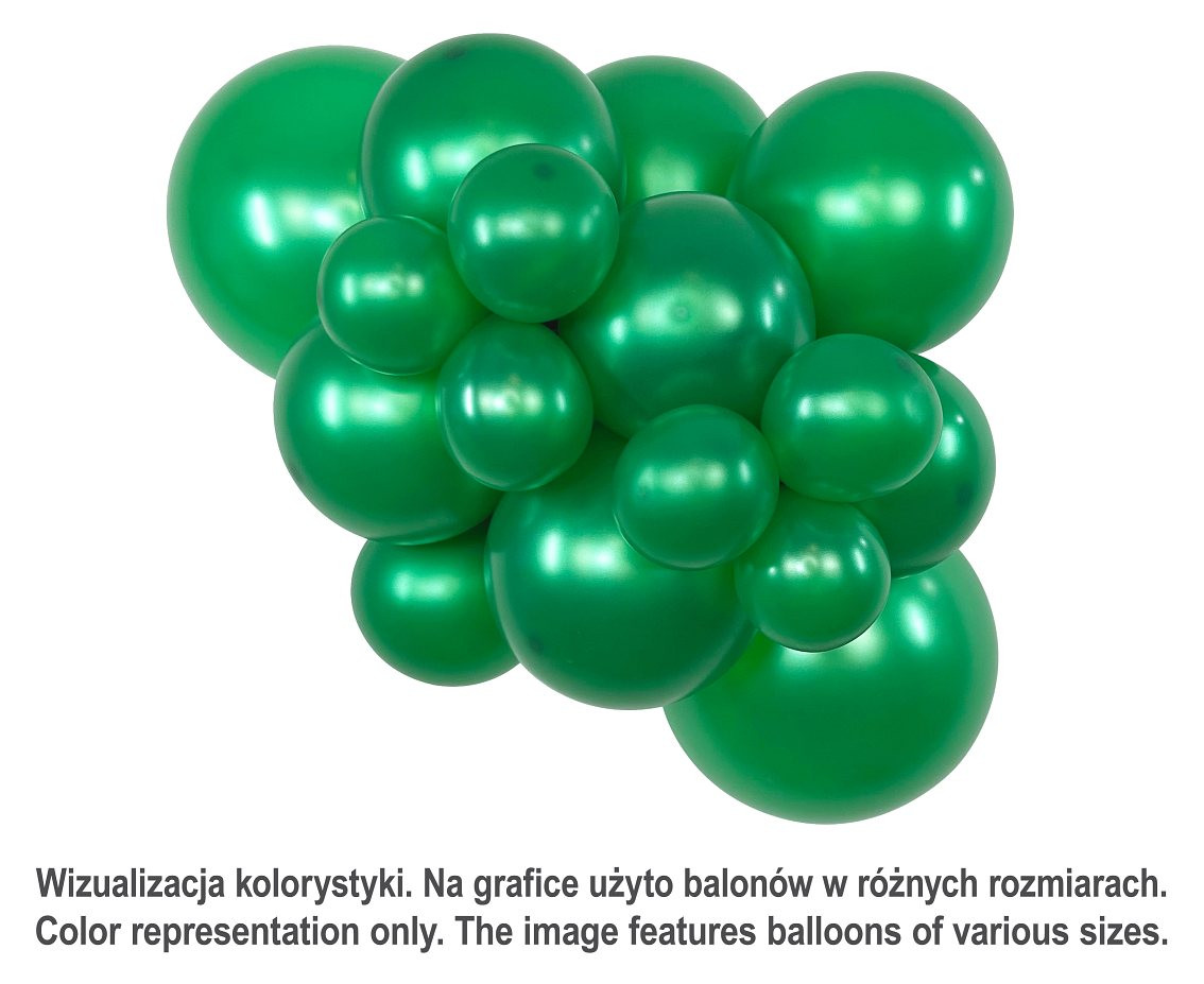 Sempertex Balloons 12", Metallic Green, 50 pcs.