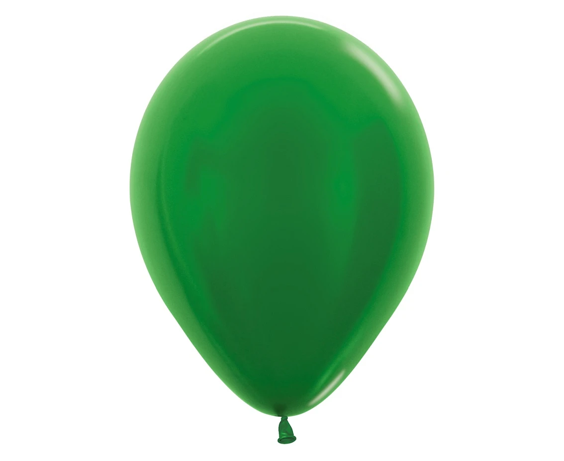 Sempertex Balloons 12", Metallic Green, 50 pcs.