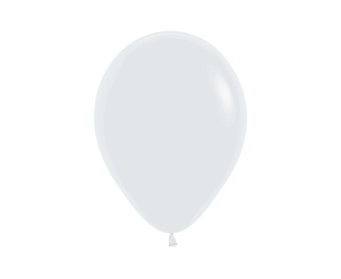 Sempertex Balloons 5", White, 50 pcs.