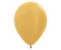 Sempertex Balloons 12", Metallic Gold, 50 pcs.