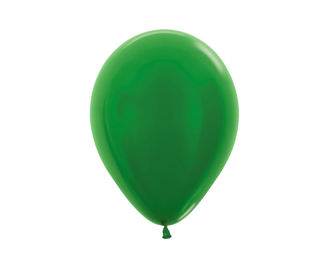 Sempertex Balloons 5", Metallic Green, 50 pcs.