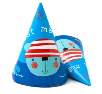 Paper hats "Ahoj", 6 pcs EOL