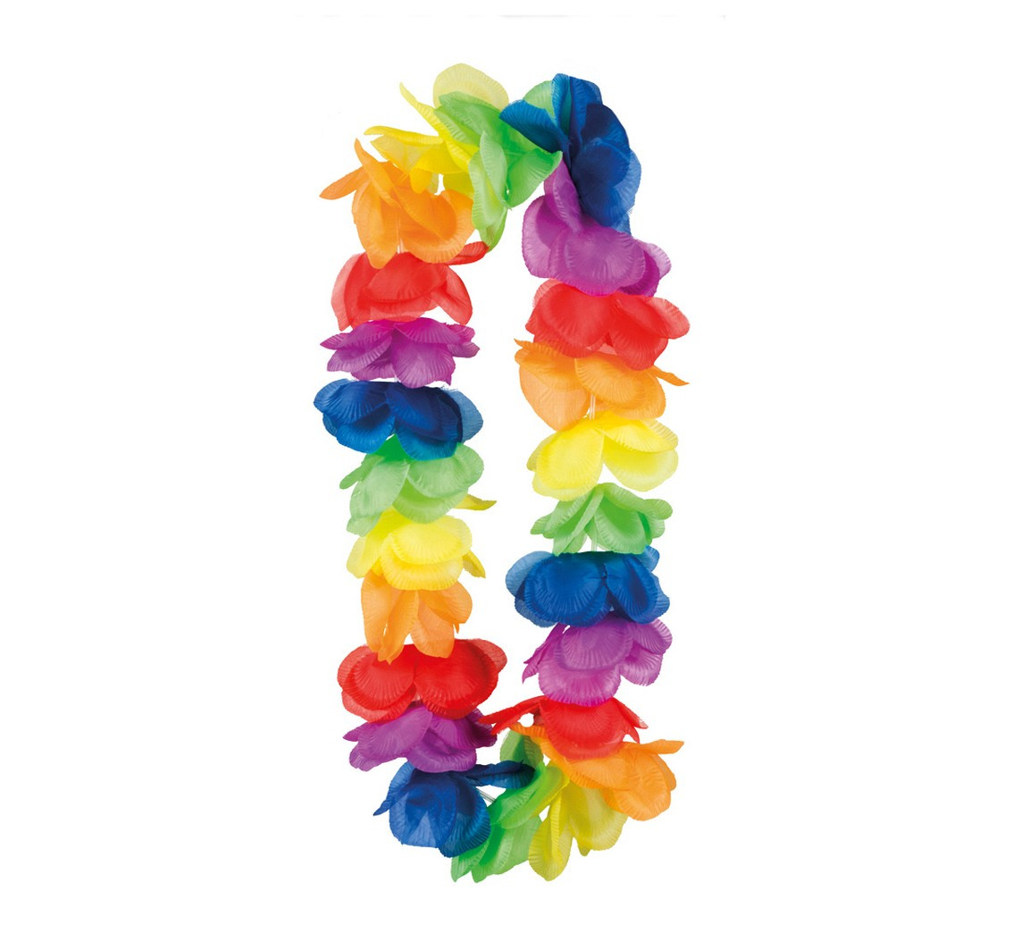 Hawaiian, rainbow necklace XL